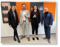 Ehrung für Vivian Adler und Alexander von Häfen