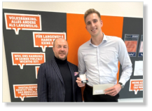 Nils Peper erhält die Silberne Ehrenmedaille